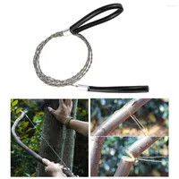 Manual Cutting Chain Saws Stainless Steel Sharp Saw Blade Lightweight Outdoor Camping Hiking Travel Emergency Survival Tool
