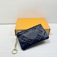 HH Key Pouch Pochette Coin Pres Wallet Cles Designer Fashion Womens Men Ring Credit Card Card Holder Mini Bag Carm Accessories M62650