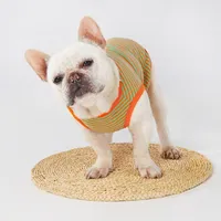 Dog Apparel Casual Wear Cute Pet Cotton Vest Pullover Small T-Shirt Soft Feel For Home