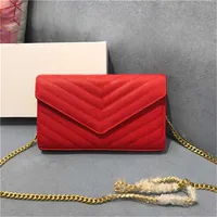 Leather for Cosmetic Clutch Bags Cases Women Evening Fashion Chain Purse Lady Shoulder Bag Hand Mini Package Menger Card Holder