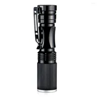 Flashlights Torches Ultra Bright LED Torch Tactical Light Q5 2000LM14500 Battery With Mini Size For Bicycle Camping