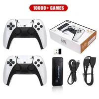 Game Controllers Joysticks 4K HD Video Game Console U9 2.4G Double Wireless Controller 10000 Games For PS1 FC GBA Retro TV Game Console GameSticks T220916