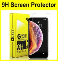 Für iPhone für iPhone Screen Protector Temperierte Glasfilm 0,33 mm mit Papierbox 14 13 12 11 Pro Max XS XR 7 8 plus LG Stylo 6 Härtet
