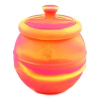 500ml silicone container bee jars Nonstick containers Smoking Pipe Accessories dry bottle multifunctional storage box oil jar unbr224c