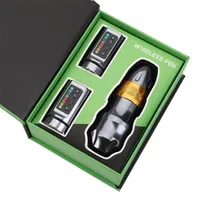 Tattoo Machine EXO Wireless Kit Krachtige Koreloze motor Beschikbare lithiumbatterij 2 Rotary Pen Set 220926