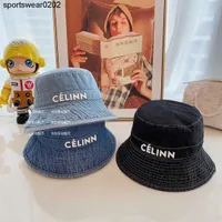 Lin Family Correct Denim Canvas Fisherman Hat Women's Versatile Casual Sweet Luxury 2022 Adult Hats
