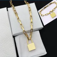 Fashion Lock Chain Bracelets for Women Love Designers Link Bracelet Necklace Pendant Street Brace Lace Gift Ladies Hand Chain with266K