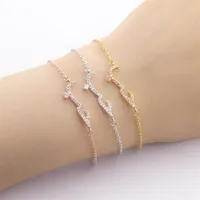 2020 Women Arabic Letter Love Faux Quartz Chain Bracelet Bangles Necklace Jewelry New336k