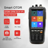 Glasvezelapparatuur OTDR TM290 SMART 1310 1550nm met VFL/OPM/OLS Touchscreen Optische tijd Domein Reflectometer