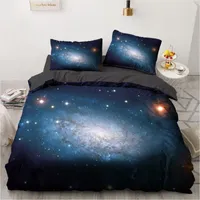 Bedding Sets 3D Luxury Galaxy Scenery Single Queen Double Full King Twin Bed Linen For Home Duvet Cover 2 People