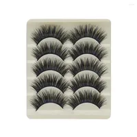 False Eyelashes Thick Sandwich Blue Long Stage Nightclub Exaggerated Color Fiber Hard Stem Lash Vendors Beauty Pointed Tail