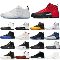 With Shoes Box Basketball Shoes Sports Trainers Sneakers Utility Reverse Flu Game Royal Twist Royalty Taxi Grey Playoffs Ov White Wings 12 1