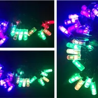 Strings 20 LED Battery Powered Bulb Column Christmas Tree Decoration Lamp String IP44 Courtyard Decorative Light Outdoor Lighting
