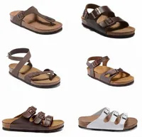 Mayari Arizona Gizeh 2021 summer Men Women flats sandals Cork slippers unisex Health shoes classic colors Black white Fashion Flats 34-46 H0jI#