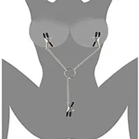 Seks Temyiz Masajı Candiway yenilik ayarlanabilir üç başlı metal meme kelepçeleri klitoris klips BDSM esaret kısıtlamaları Yetişkin oyuncakları çift için