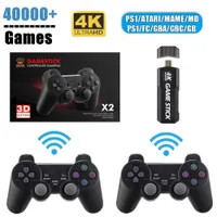 Game Controllers Joysticks 2022 New Retro Console 4K HD Video Console128G 40000 s 2.4G Double Wireless Controller Stick For PSP PS1 GBA T220916