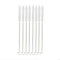 Cleaning Brushes Cleaning Brushes 20 Cm Reusable St Stainless Steel Wash Drinking Pipe Brush Cleaner Household Kitchen Drop Bagshomes Dhi5X
