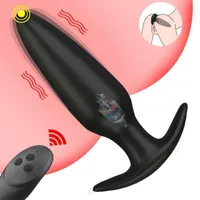 Sex Appeal Massager Vibration Butt Plugs Dildo Vibrator Prostaat Wireless afstandsbediening Anaal volwassen speelgoed voor man en dames