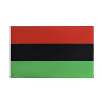 Black Lives Matter Afro American Pan African Flag Hoge kwaliteit Retail Direct Factory Hele 3x5fts 90x150cm Polyester Canvas He308o
