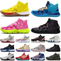 Shoes Basketball Shoe Sneakers Youth Child Sports Yellow Pink Boys Irving Childrens Kyrie 5 Cartoon Top Sale Bob Eponge juZ