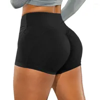 Women's Shorts CHRLEISURE High Waist Hip-Lifting Casual Sweat Absorption Tight-Fitting Short Quick-Drying Workout Fitness Pants