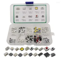 Switch 250Pcs Box 10 Models Micro SMD Tactile Connector Kit Car Remote Control Tablet Momentary Key Touch Push Button Switches