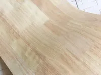 Naturkautschuk Holzfurnierblechmöbel restaurierblätter Holz DIY-Material für Lautsprecher Showcase-Schränke Tischküche-Flat Cut-40x250cm