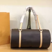 Women Large Hand Bag Tote Handbags Purse Cylinder Package Shoulder Bags Zipper Barrel High Quality Hardware Classic Letter