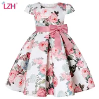Girl's Dresses LZH 2022 Kids Clothes Girls Printing Birthday Party Christmas Dress Formal Dresses For Children's Princess Dress 2-11 Years W220927