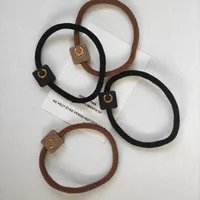 Fashion Ealstic mixtes couleurs de t￪te bande de t￪te grav￩e c elasitc bands ￠ cheveux classiques de corde ￠ cheveux tresse avec carte papier