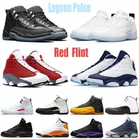 With Shoes Box Basketball Shoes Mens Trainers Sneakers Twist Flu Game Royal Taxi Red Flint 13S Starfish Bred Lagoon Pulse 12 12S Men
