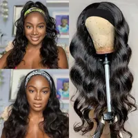 Nicelight #4 Wave Body Wig Basco Parrucche Human Hair Without Glue Scarf Wigs Women's per la vendita brasiliana naturale