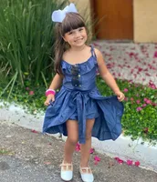 Kids Summer Clothes set Toddler Children Princess Sleeveless Halter Top Shorts Skirt Baby Girl Clothing