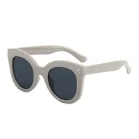 Óculos de sol infantis Girls Glasses Boys Beach UV 400 Crianças SunShade Frosted Frame Rua Shooting E12236
