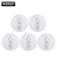 Smart Home Sensor 10pcs 433MHZ Universal Wireless Fire Smoke Detector Security GSM Wifi Alarm System Or Work Alone Safety