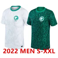 2022 Saudi Soccer Trikots Nationalmannschaft Home Away Salem Al Dawsari Abudullah Alhamddan Firas Albirakan Arabien Männer Kits Fußballhemd