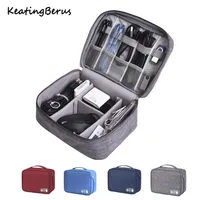 Toiletry Kits Office Home USB Data Line Storage Charger Organizer Portable Mobile PC Bag Car Business Travel Gear Waterproof Digit272I