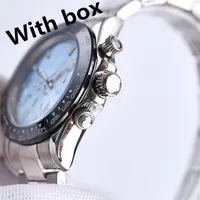 Luxury men's watch 40mm high-end design to create automatic sports sapphire glass ceramic bezel 904L stainless steel original buckle bracelet black dial mens watchs