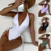 Frauen Badebekleidung oeing sexy Frauen Bikini Kleidung f￼r Schwimmanzug baden Verband ein St￼ck Set Cross Fashion
