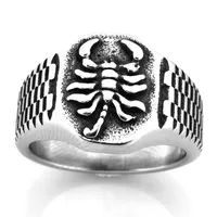 STAINLESS STEEL punk vintage mens or womens JEWELRY Celtic watchband scorpion insect ring GIFT FOR BROTHERS SISTERS FSR20W47251w
