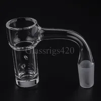 Smoke Nails Fully Welding Highbrid Auto Spinner Smoking Quartz Banger 2.5mm Wall Beveled Edge for Glass Water Bongs Dab Rigs Pipes