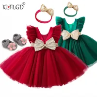 Girl's Dresses Baby girl's birthday party dress 9 months to 5 years old Princess Christmas party communion Party Cake evening dress vestidos W220927