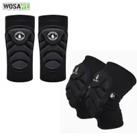 Elbow Knee Pads WOSAWE 4Pcs EVA Extreme Sports Elbow And Knee Pads MTB Bike Motorcycle Protection Basketball knee guards Support Gear Protector 220924
