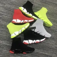 Red Bottomed Sandals Christians new luxurys designers shoes Men Speed Mid-Top Trainer Sock Sneakers Boots women sneaker Speed Trainer unm