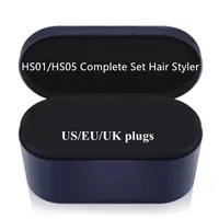 8 kafa çok işlevli saç kıvırıcı profesyonel salon kurutma araçları EU/US/UK/AU sürümü kıvırma demir tam set ekli depolama kutusu hs01 hs05