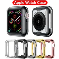 Cover For Apple Watch SE 8 7 6 5 4 41 45MM 40MM 44MM 360 Full Soft Clear TPU Screen Protector Case For iWatch Series 3 2 1 38MM 42MM