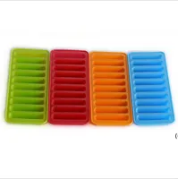 Ice Cube Mould Silicone Ice Cream Tools Popsicle Cube Trayse Trouze age Mould Pudding Jelly Chocolate Cookies Tool 4 Colors LSB158