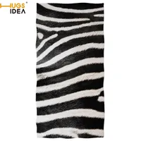 HUGSIDEA Leopard Print Zebra python Tiger giraffe Animal Fur Beach Microfiber Bath Quick-Dry Hand face Towel Blanket Y200429204e