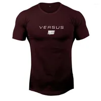 Men's T Shirts Summer Leisure Outdoor Fashion T-shirt Round Neck Short-sleeved Cotton Top Jogger Gym Workout Sportswear