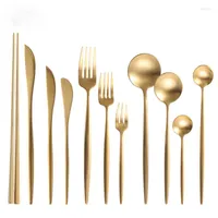 食器セットSpklifey Gold Cutlery Set Forks Knive Spoons Chopsticksステンレス鋼ウエスタンテーブル用品食器用品